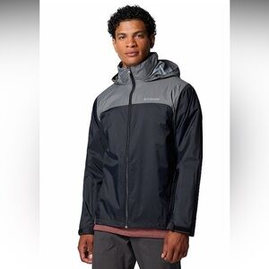 Columbia Glennaker Lake™ II Hooded Rain Jacket Gray Two-Tone Men’s Medium